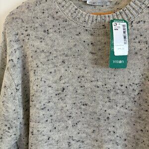 Speckled knit soft dress